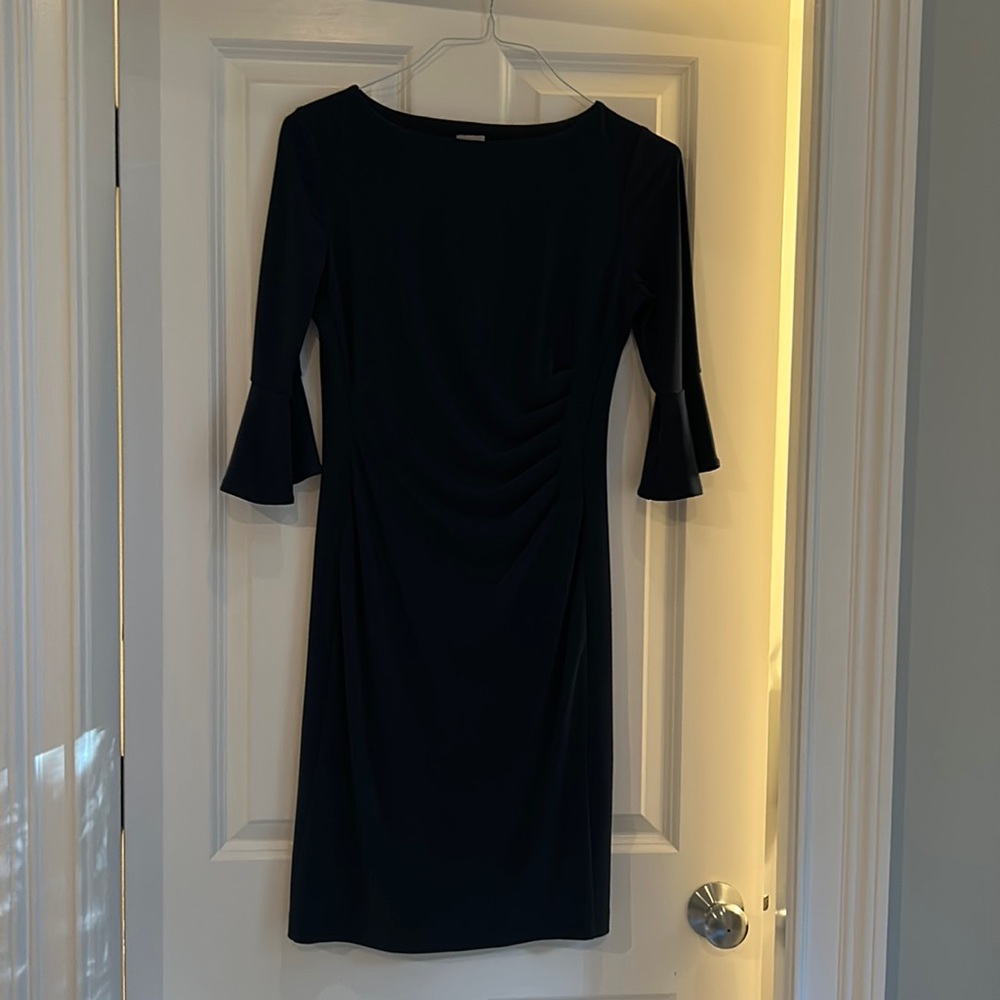 Anne Klein Bell Sleeve Sheath Dress